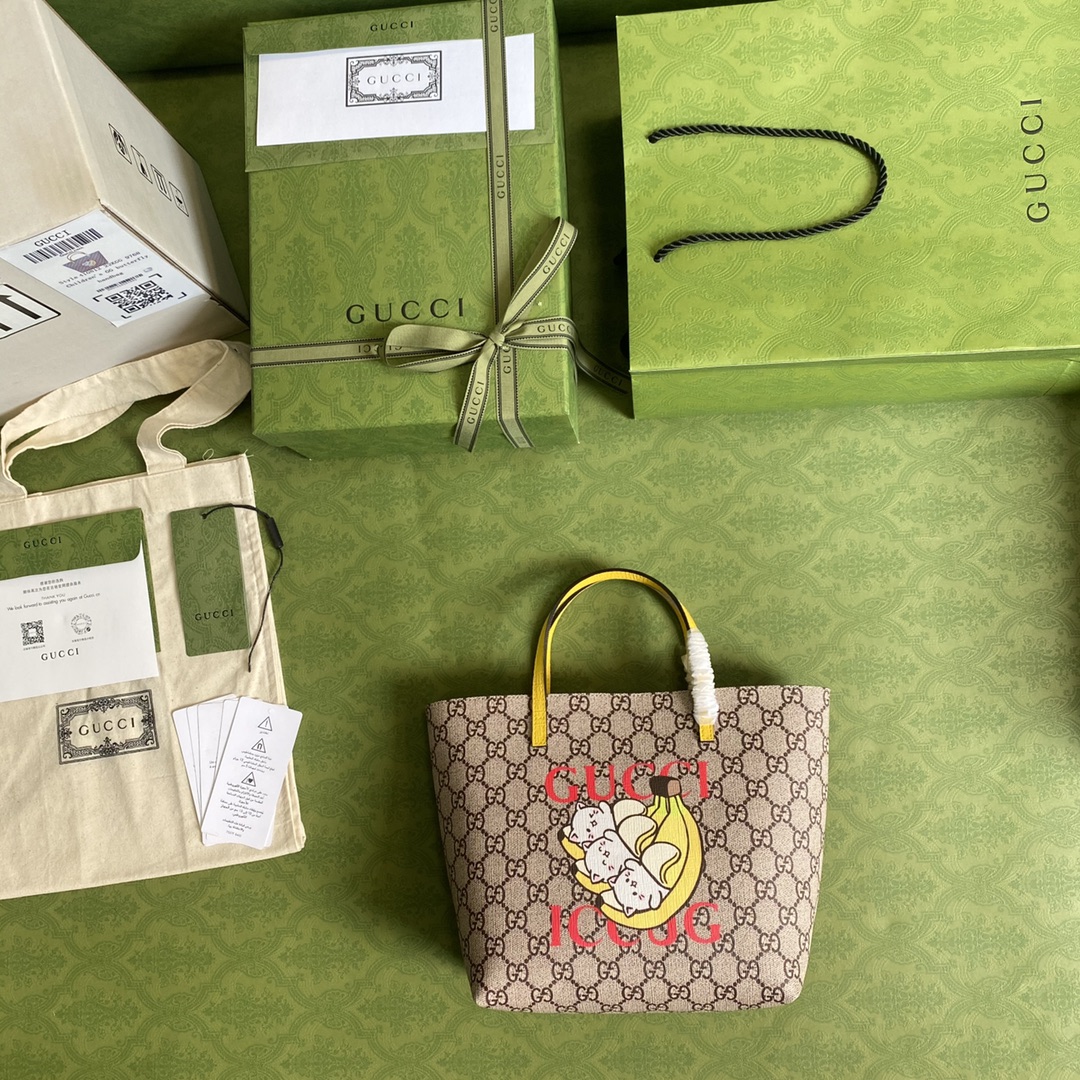 GUUCCCI兒童包 410812尺寸 21*20*10cm顏色 三香蕉 古奇￥880-頂級1:1精品高仿包包香港台灣批發價格推薦微信哪裡買