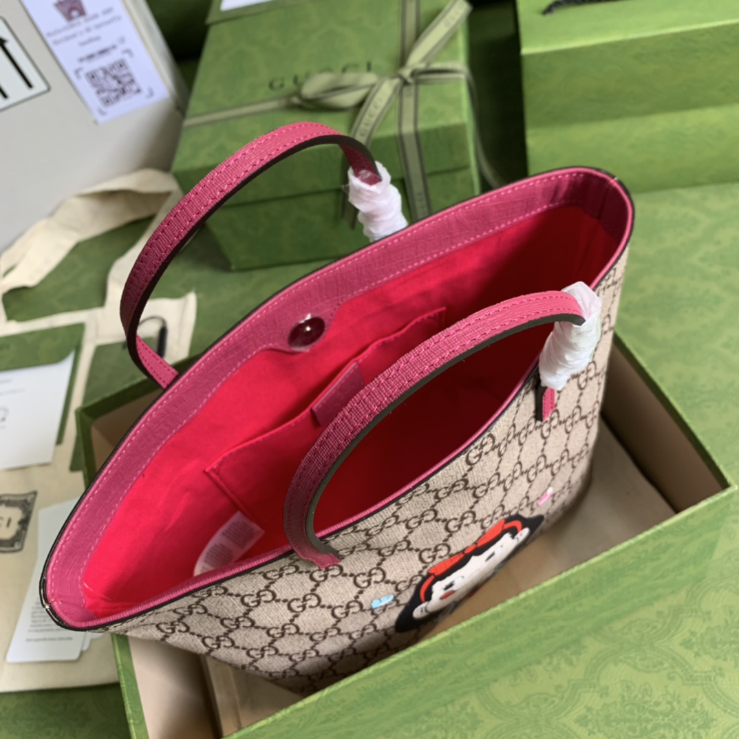 型號 410812尺寸 21*20*10cm顏色 白雪公主 印花GUUCCCI 古奇兒童包￥880-頂級1:1精品<a href=