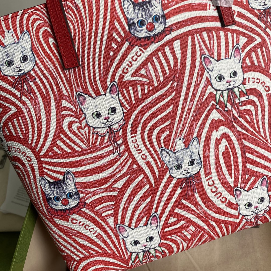 型號 410812尺寸 21*20*10cm顏色 波斯貓 印花 GUUCCCI 古奇￥880-頂級1:1精品高仿包包香港台灣批發價格推薦微信哪裡買