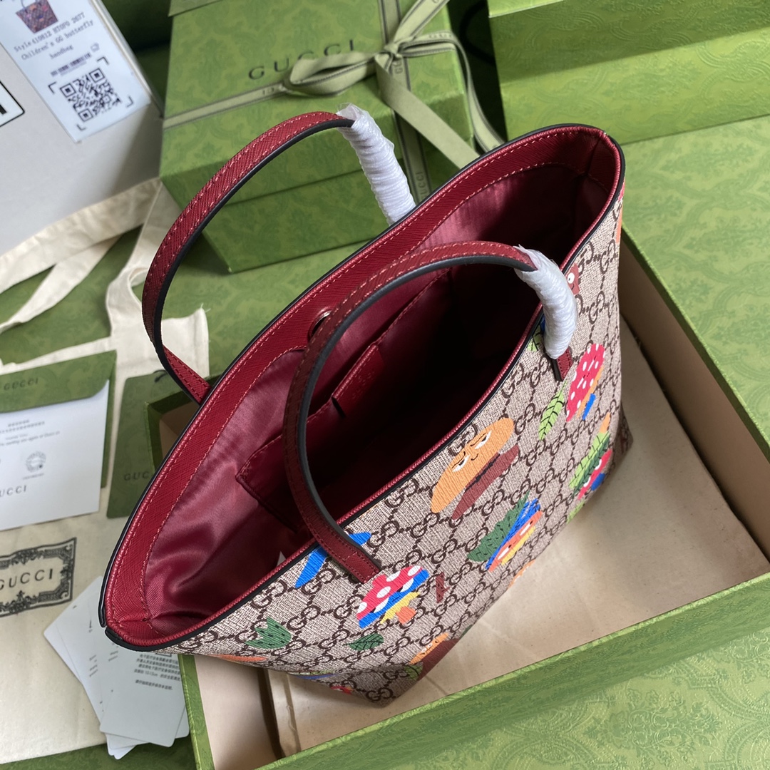 GUUCCCI 兒童包 古奇 410812尺寸 21*20*10cm顏色 卡通印花￥880-頂級1:1精品高仿包包香港台灣批發價格推薦微信哪裡買
