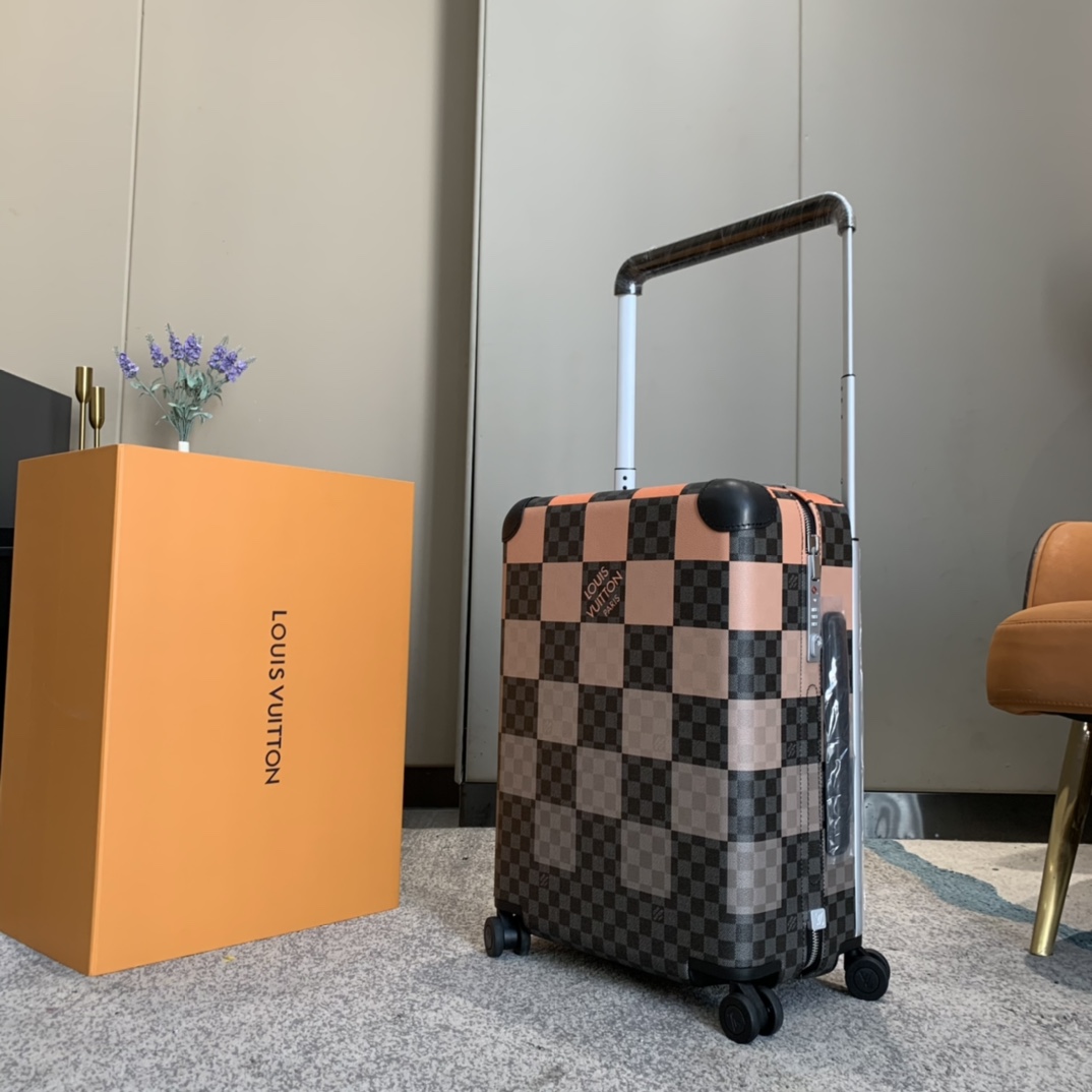 LV路易威登Damier Graphite Giant 圖案Horizon 拉桿箱¥5180.00-頂級1:1精品高仿包包香港台灣批發價格推薦微信哪裡買