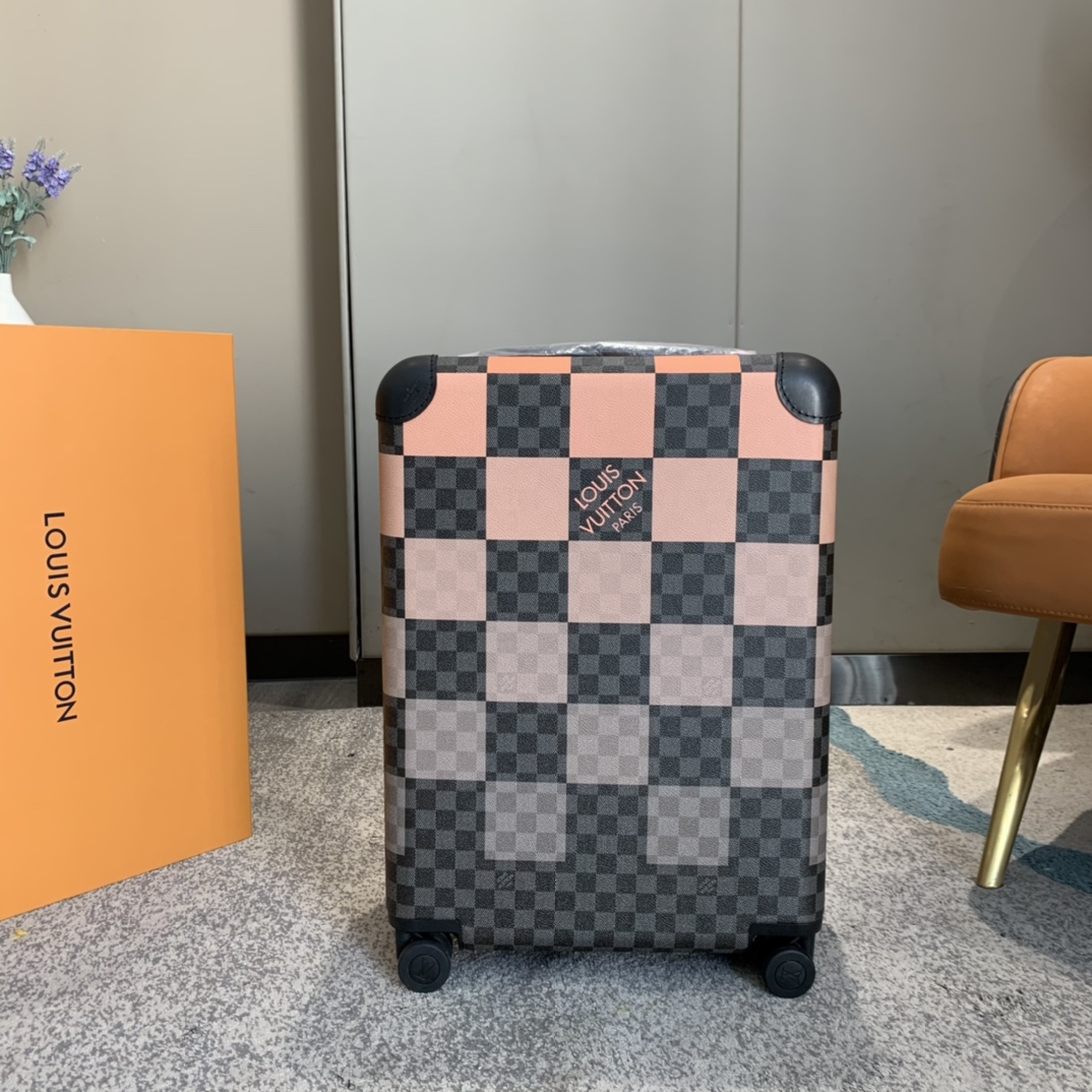 LV路易威登Damier Graphite Giant 圖案Horizon 拉桿箱¥5180.00-頂級1:1精品高仿包包香港台灣批發價格推薦微信哪裡買