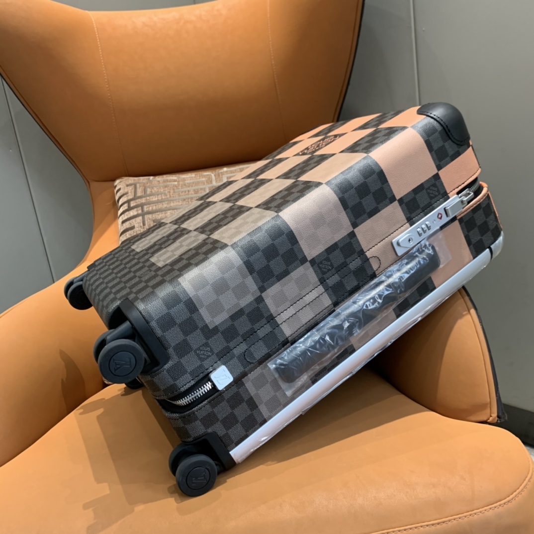 LV路易威登Damier Graphite Giant 圖案Horizon 拉桿箱¥5180.00-頂級1:1精品高仿包包香港台灣批發價格推薦微信哪裡買
