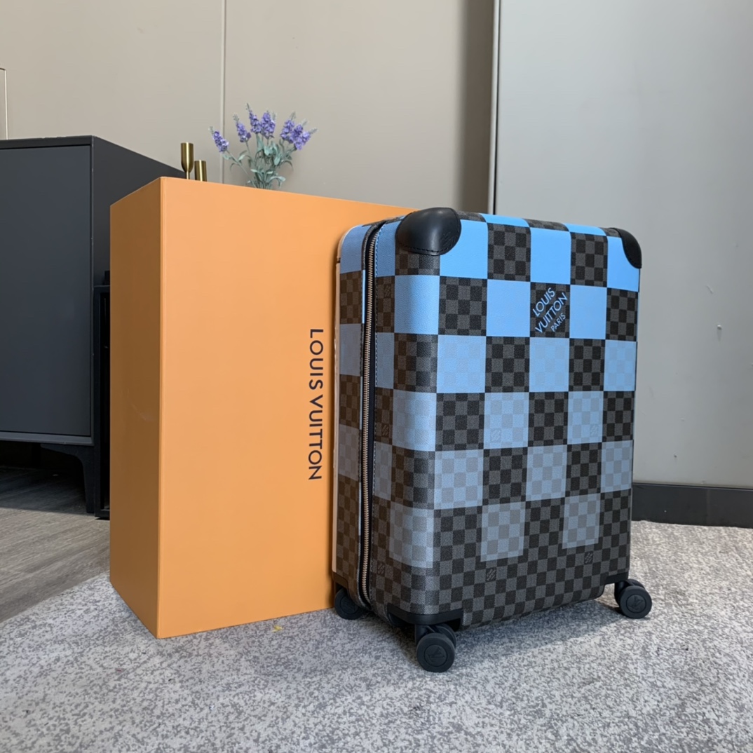 LV路易威登Damier Graphite Giant 圖案Horizon 拉桿箱¥5280.00-頂級1:1精品高仿包包香港台灣批發價格推薦微信哪裡買