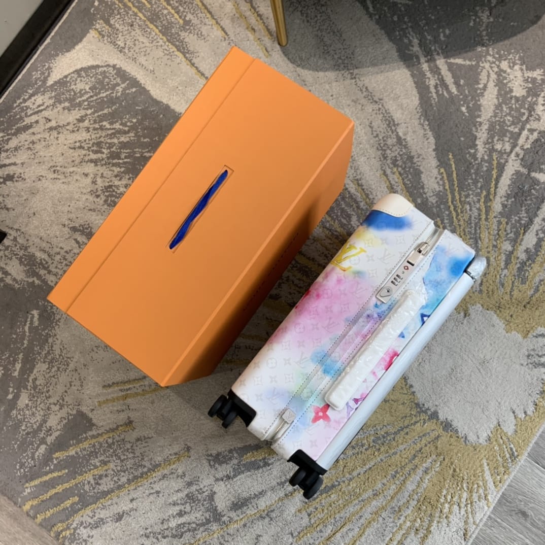 LV路易威登繽紛水彩Horizon 55 拉桿箱¥5280.00-頂級1:1精品高仿包包香港台灣批發價格推薦微信哪裡買