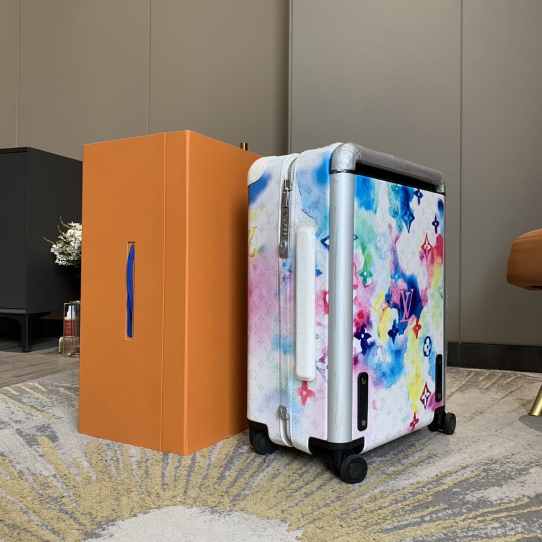 LV路易威登繽紛水彩Horizon 55 拉桿箱¥5280.00-頂級1:1精品高仿包包香港台灣批發價格推薦微信哪裡買