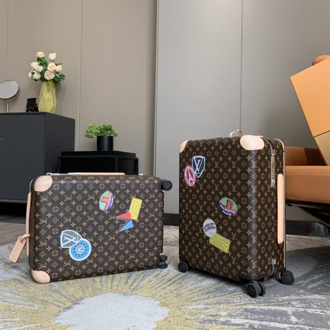 LV路易威登潮人定制 限量版Horizon 55 厘米四輪拉桿箱¥5280.00-頂級1:1精品高仿包包香港台灣批發價格推薦微信哪裡買