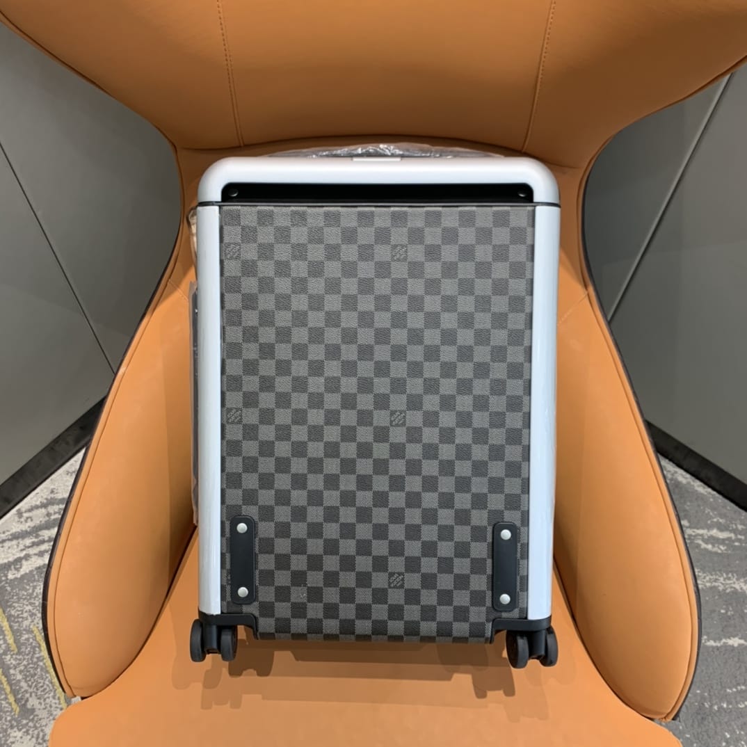 LV路易威登Damier Graphite 帆佈Horizon 50 厘米四輪拉桿箱¥5280.00-頂級1:1精品高仿包包香港台灣批發價格推薦微信哪裡買