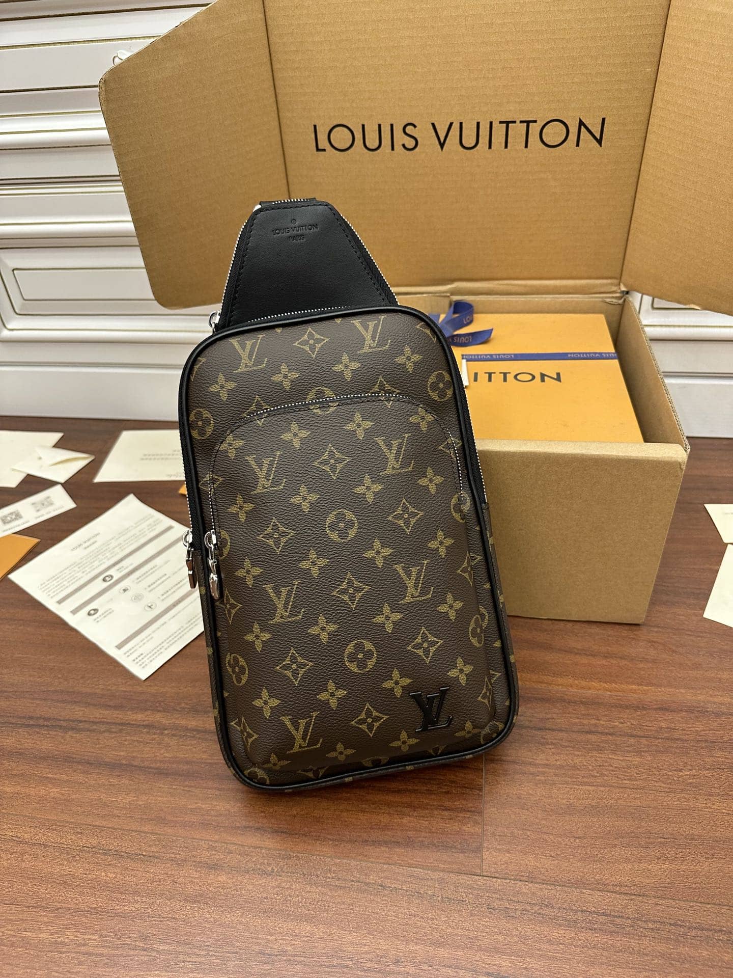LV M46327特級加強版斜挎包 Avenue Slingbag¥1,680.00-頂級1:1精品高仿包包香港台灣批發價格推薦微信哪裡買