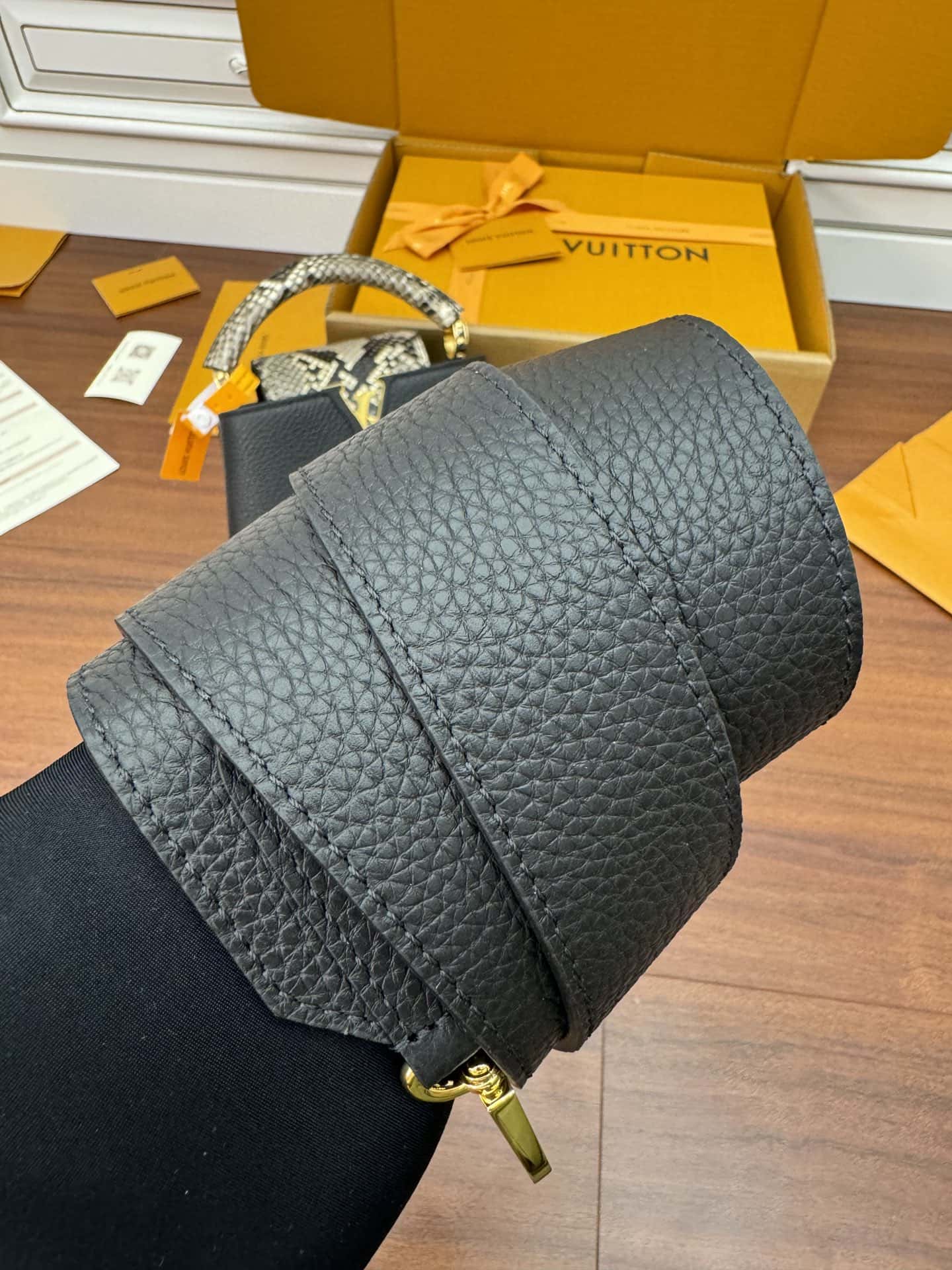 LV 精仿原單N95509 CAPUCINES 迷你手袋¥3,180.00-頂級1:1精品高仿包包香港台灣批發價格推薦微信哪裡買