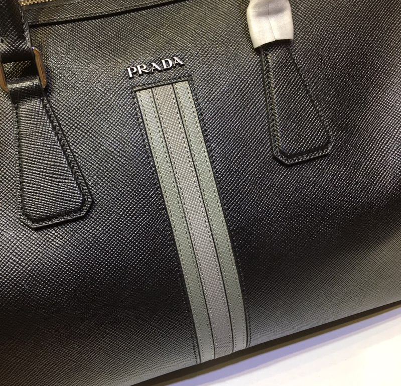PRADA頂級原單正品級普拉達進口十字紋牛皮旅行包372R¥2980.00-頂級1:1精品高仿包包香港台灣批發價格推薦微信哪裡買