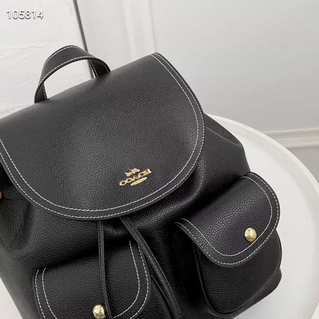 coa蔻 新款 Pennies Backpack女士雙肩包抽繩背包c4611 6145 6146-頂級1:1精品高仿包包香港台灣批發價格推薦微信哪裡買