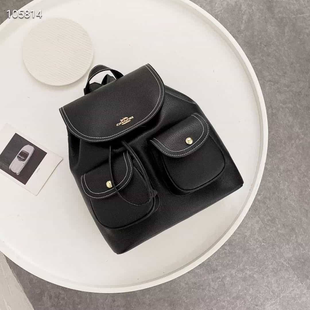 coa蔻 新款 Pennies Backpack女士雙肩包抽繩背包c4611 6145 6146-頂級1:1精品高仿包包香港台灣批發價格推薦微信哪裡買