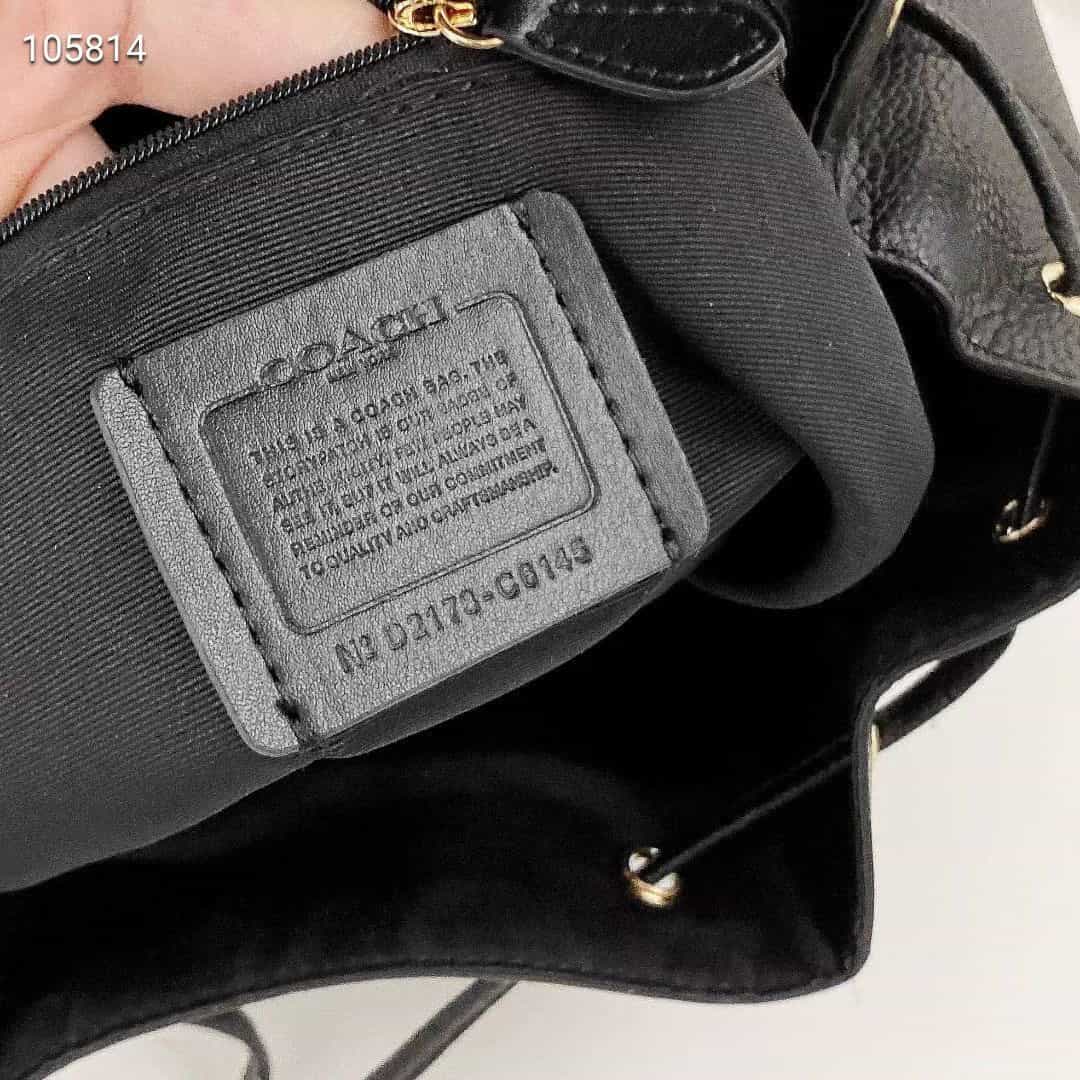 coa蔻 新款 Pennies Backpack女士雙肩包抽繩背包c4611 6145 6146-頂級1:1精品高仿包包香港台灣批發價格推薦微信哪裡買