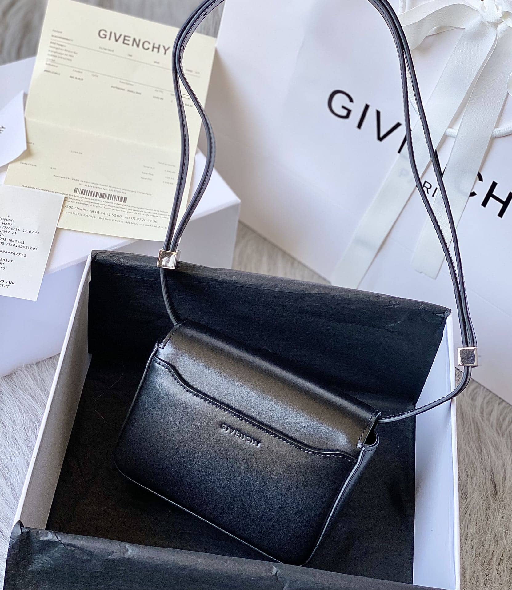 Givenchy紀梵希法國原廠box皮4G金屬磁力扣肩背包4g88-頂級1:1精品高仿包包香港台灣批發價格推薦微信哪裡買