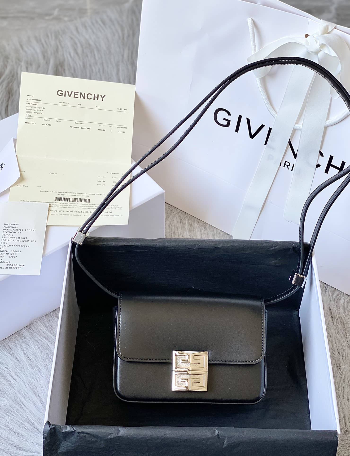 Givenchy紀梵希法國原廠box皮4G金屬磁力扣肩背包4g88-頂級1:1精品高仿包包香港台灣批發價格推薦微信哪裡買