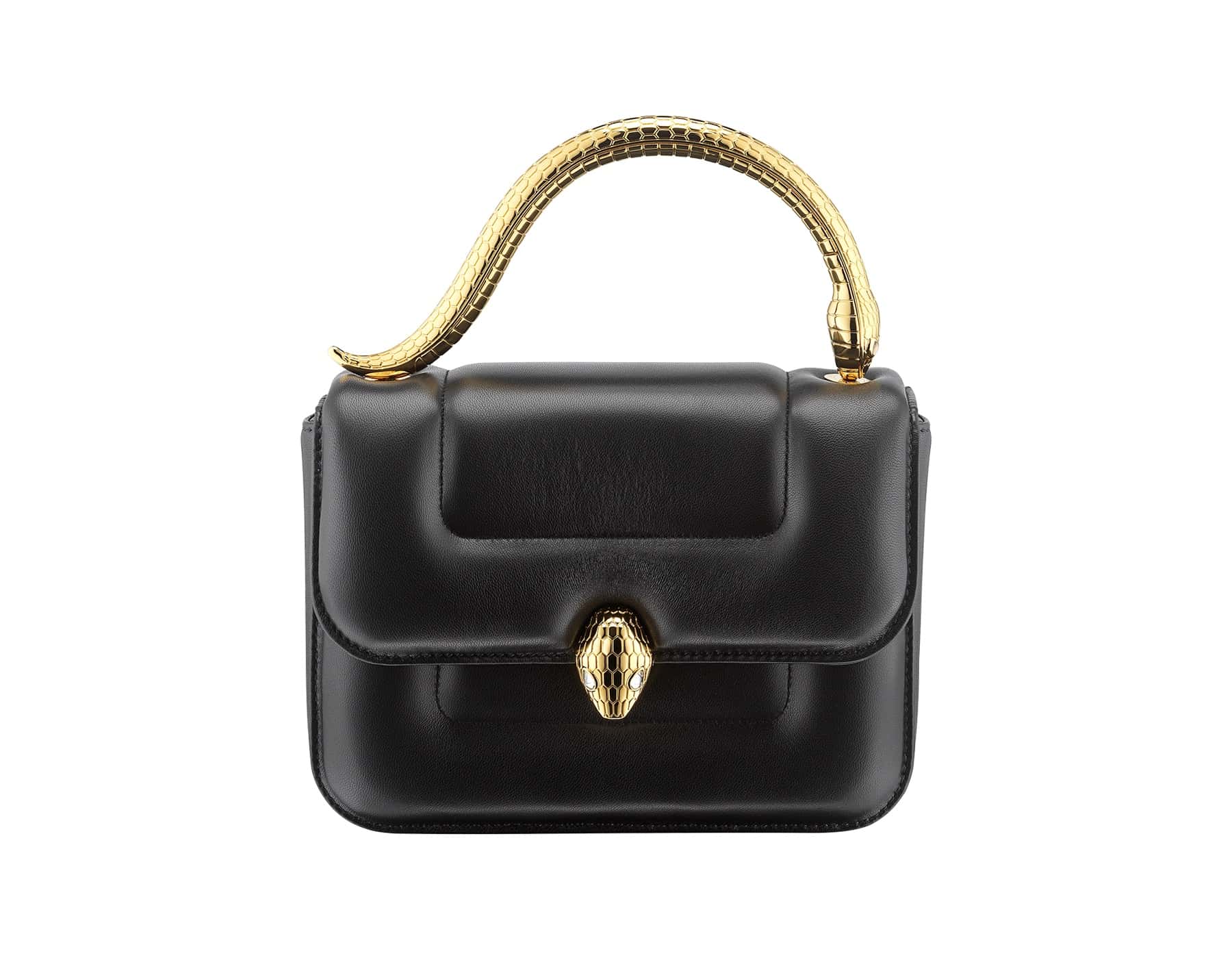 BVLGARI寶格麗 聯名設計款限量 Mary Katrantzou蛇頭包 291071黑色19CM-頂級1:1精品高仿包包香港台灣批發價格推薦微信哪裡買