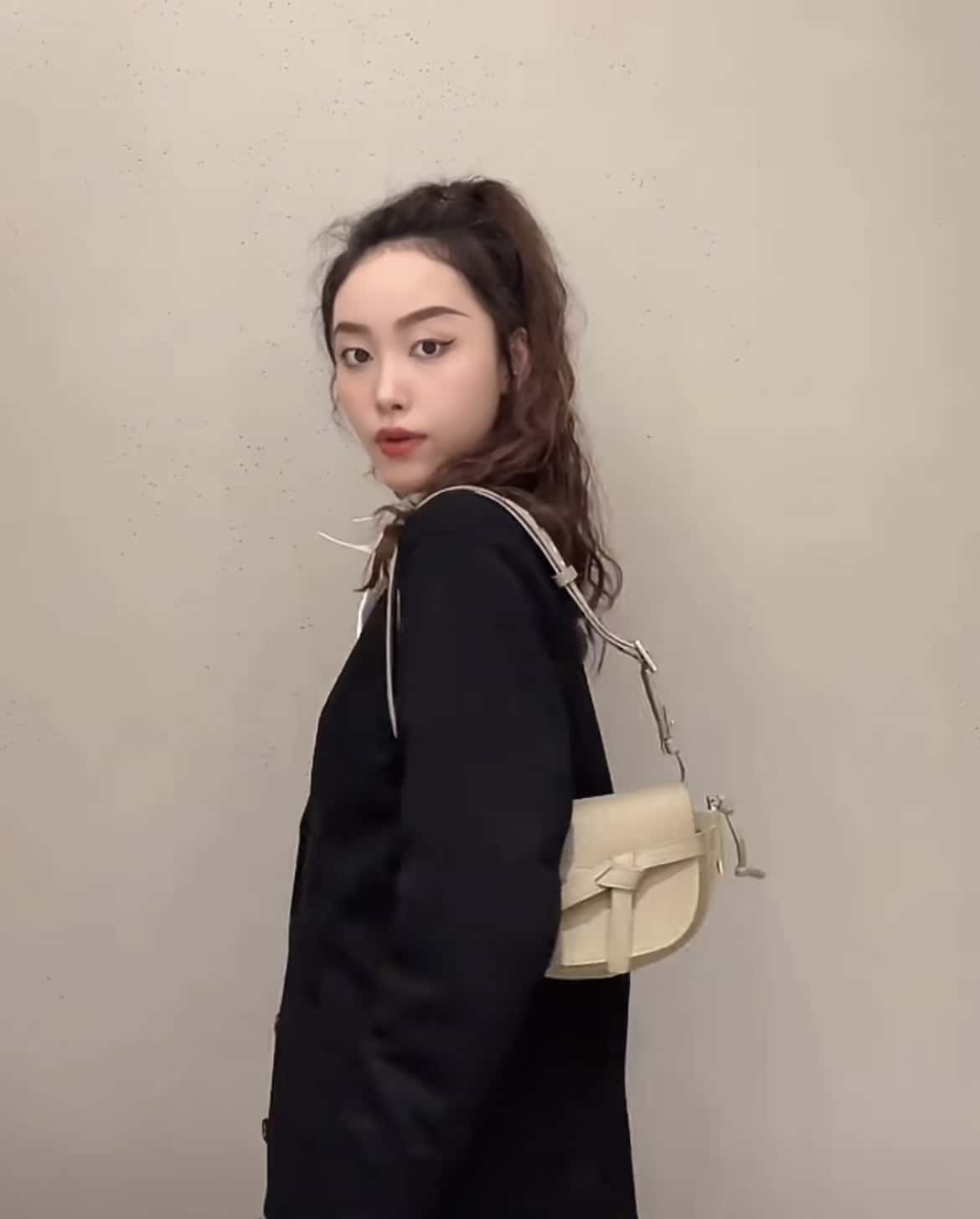 LOEWE升級版字母寛肩帶馬鞍包MiniGateDual手袋 0672-頂級1:1精品高仿包包香港台灣批發價格推薦微信哪裡買