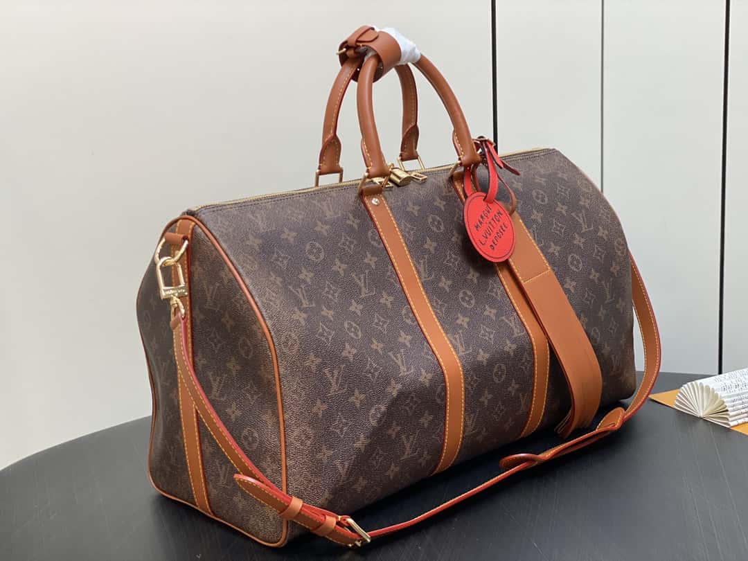 【原單精品】M11541老花 旅行袋系列 當季新款 KEEPALL BANDOULIÈRE 50 旅行袋-頂級1:1精品高仿包包香港台灣批發價格推薦微信哪裡買
