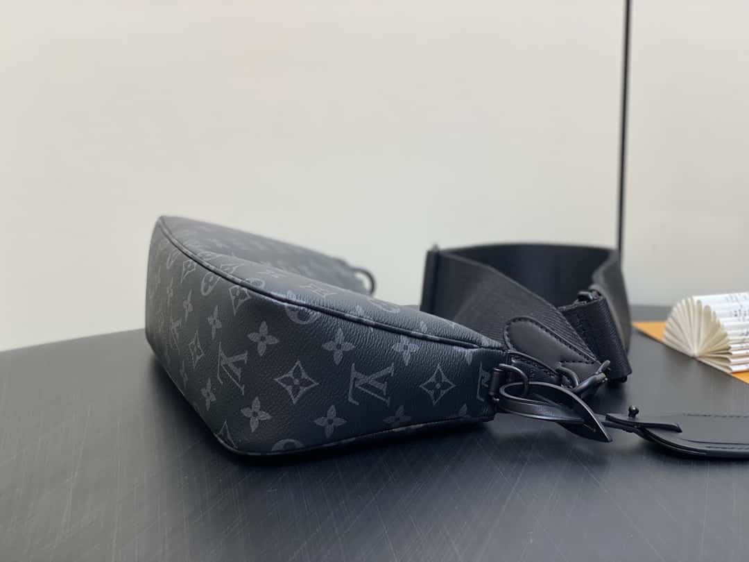 【原單精品】M11741黑花 男包麻將包系列 POCHETTE ACCESSOIRE麻將包-頂級1:1精品高仿包包香港台灣批發價格推薦微信哪裡買
