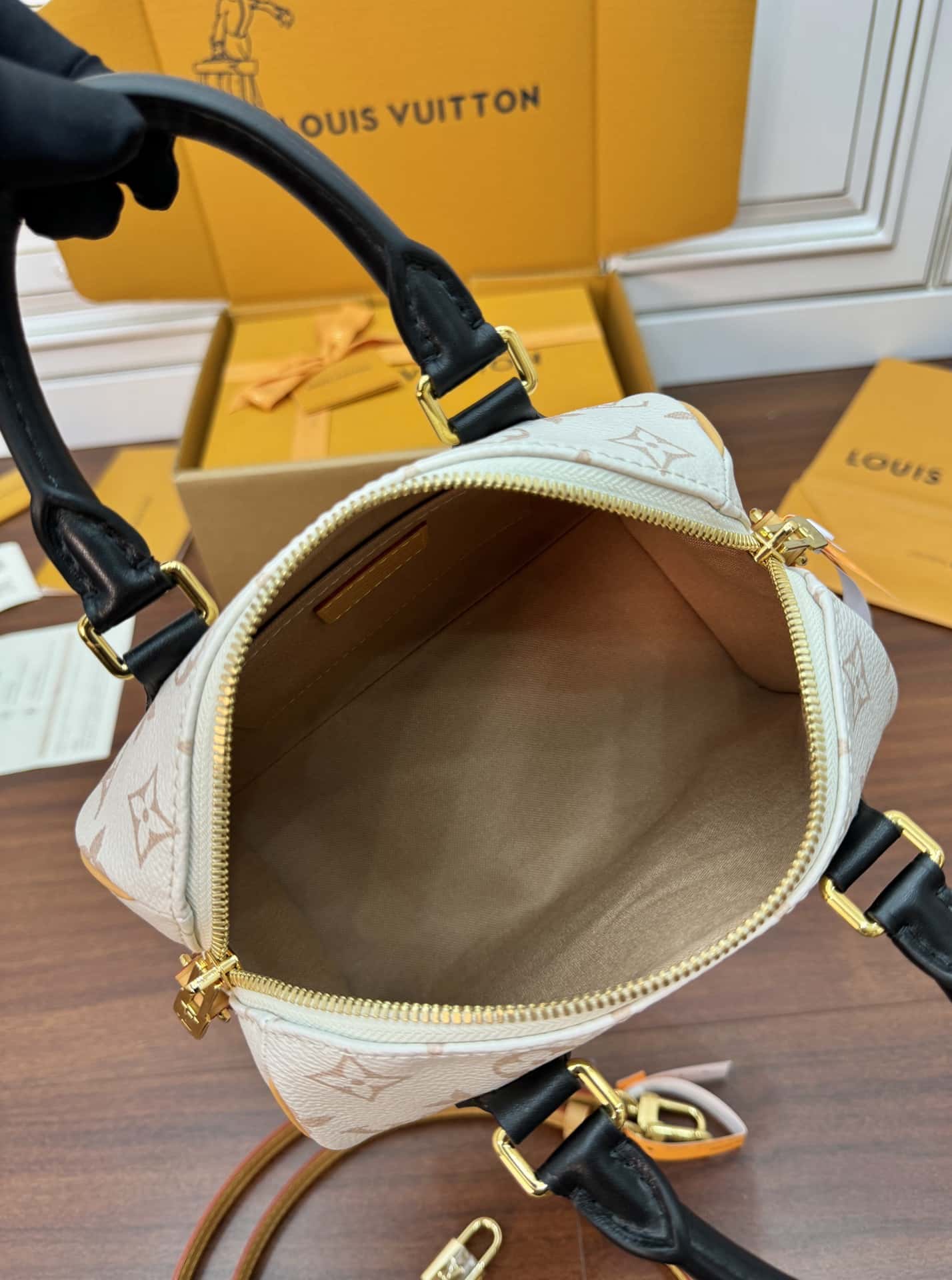 LV M46906 SPEEDY BANDOULIÈRE 20 手袋-頂級1:1精品高仿包包香港台灣批發價格推薦微信哪裡買