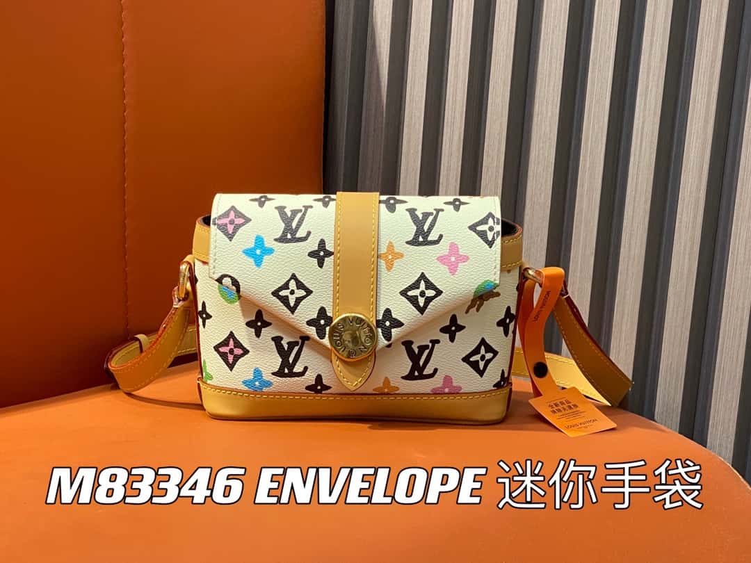 【原單精品】M83346白彩 郵差包系列 ENVELOPE 迷你手袋 （Tyler聯名）-頂級1:1精品高仿包包香港台灣批發價格推薦微信哪裡買