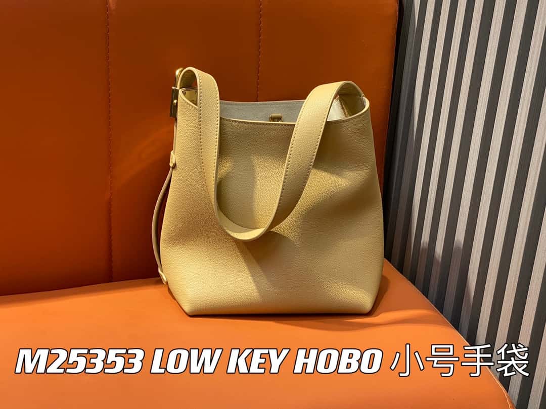 【原單精品】M25352黑色 M25353米色 M24354棕色 LOW KEY HOBO 小號手袋-頂級1:1精品高仿包包香港台灣批發價格推薦微信哪裡買