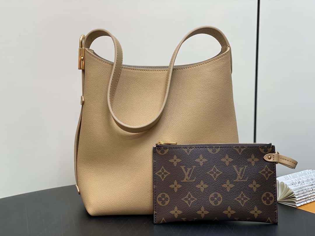 【原單精品】M25352黑色 M25353米色 M24354棕色 LOW KEY HOBO 小號手袋-頂級1:1精品高仿包包香港台灣批發價格推薦微信哪裡買