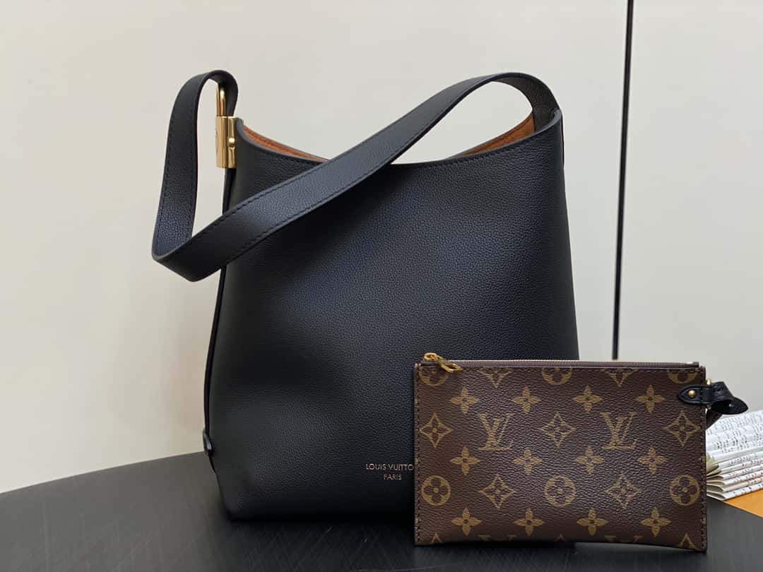 【原單精品】M25352黑色 M25353米色 M24354棕色 LOW KEY HOBO 小號手袋-頂級1:1精品高仿包包香港台灣批發價格推薦微信哪裡買
