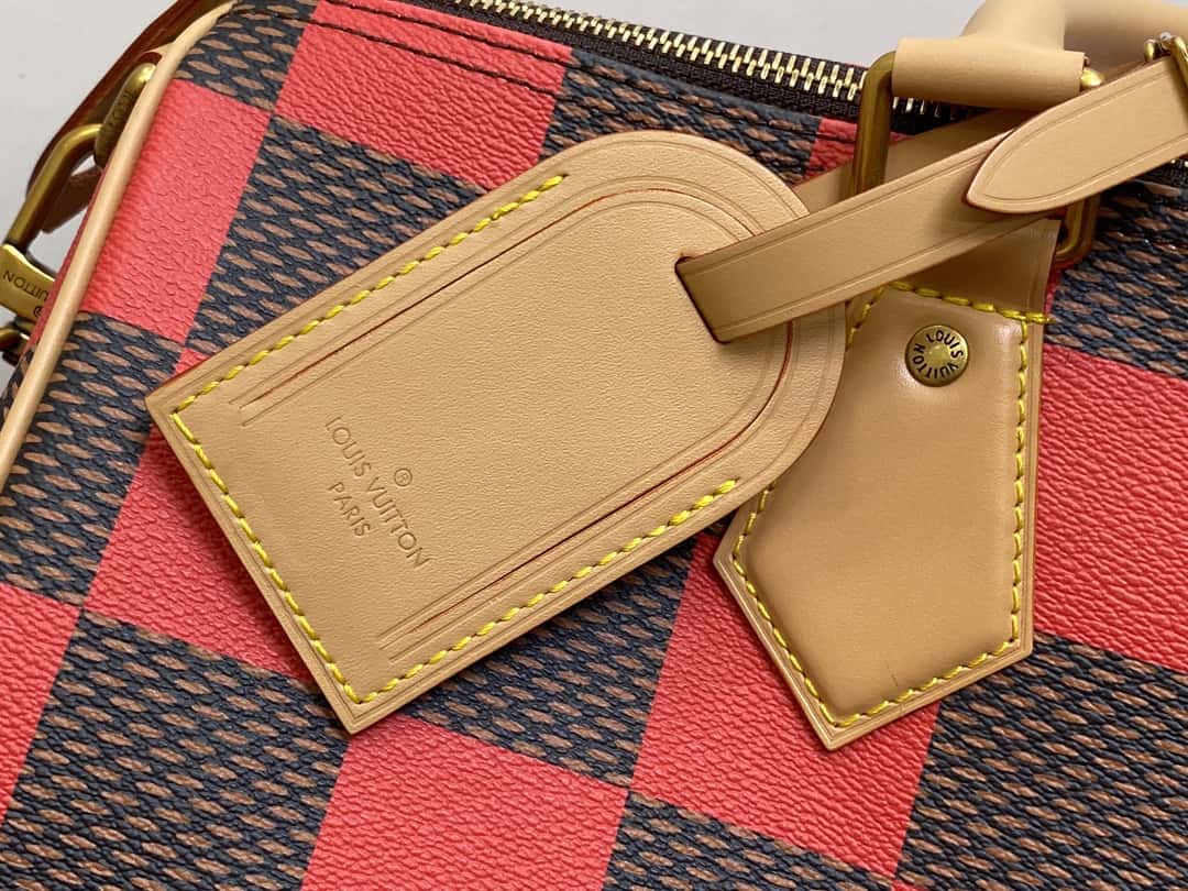 【原單精品】N40579綠色 N40580紅色 40cm旅行袋 Speedy Bandoulière 40手袋-頂級1:1精品高仿包包香港台灣批發價格推薦微信哪裡買