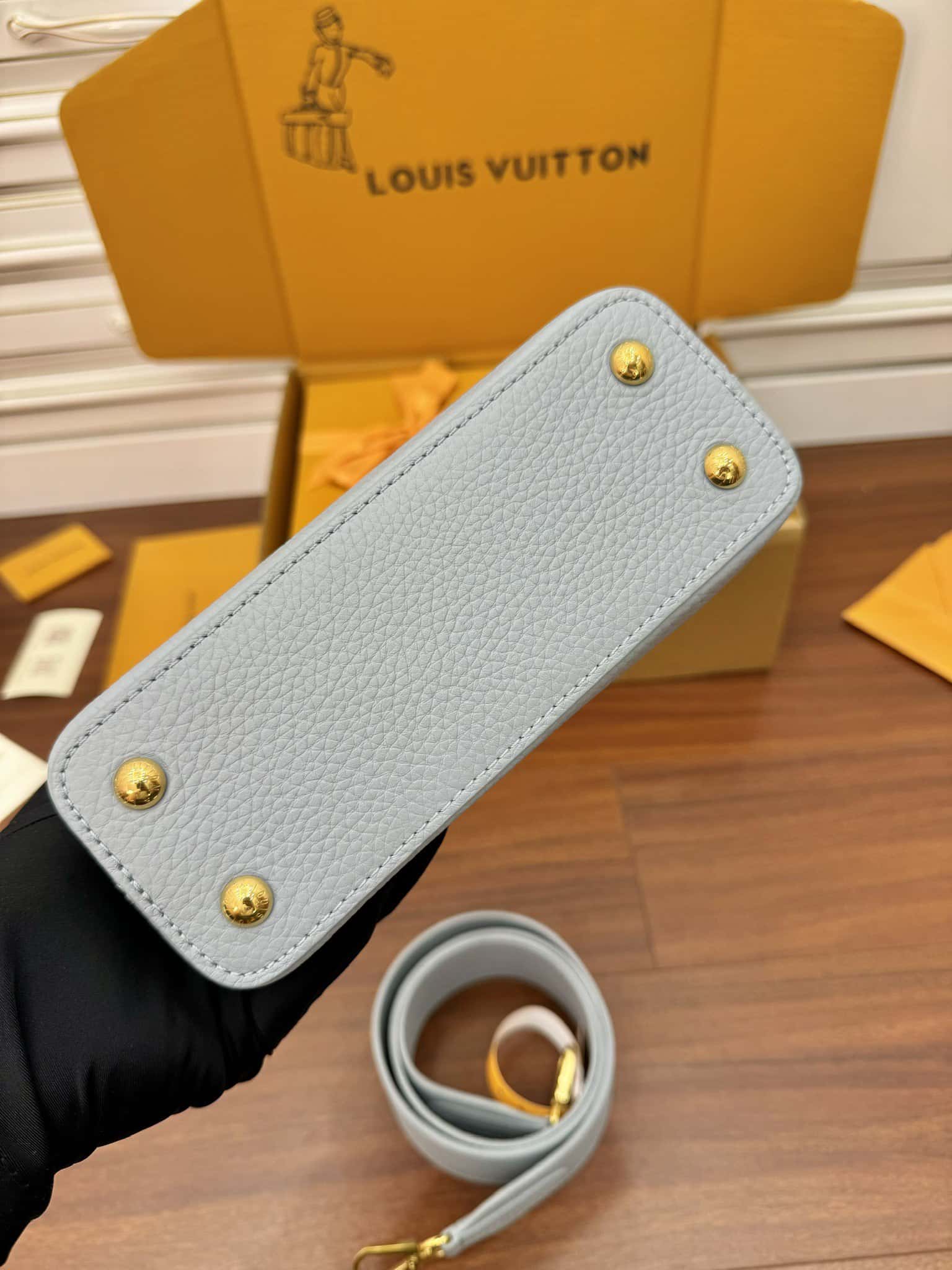 LV 正品級高仿包M22876蜥蜴皮特正版 Capucines Mini¥3,180.00-頂級1:1精品高仿包包香港台灣批發價格推薦微信哪裡買