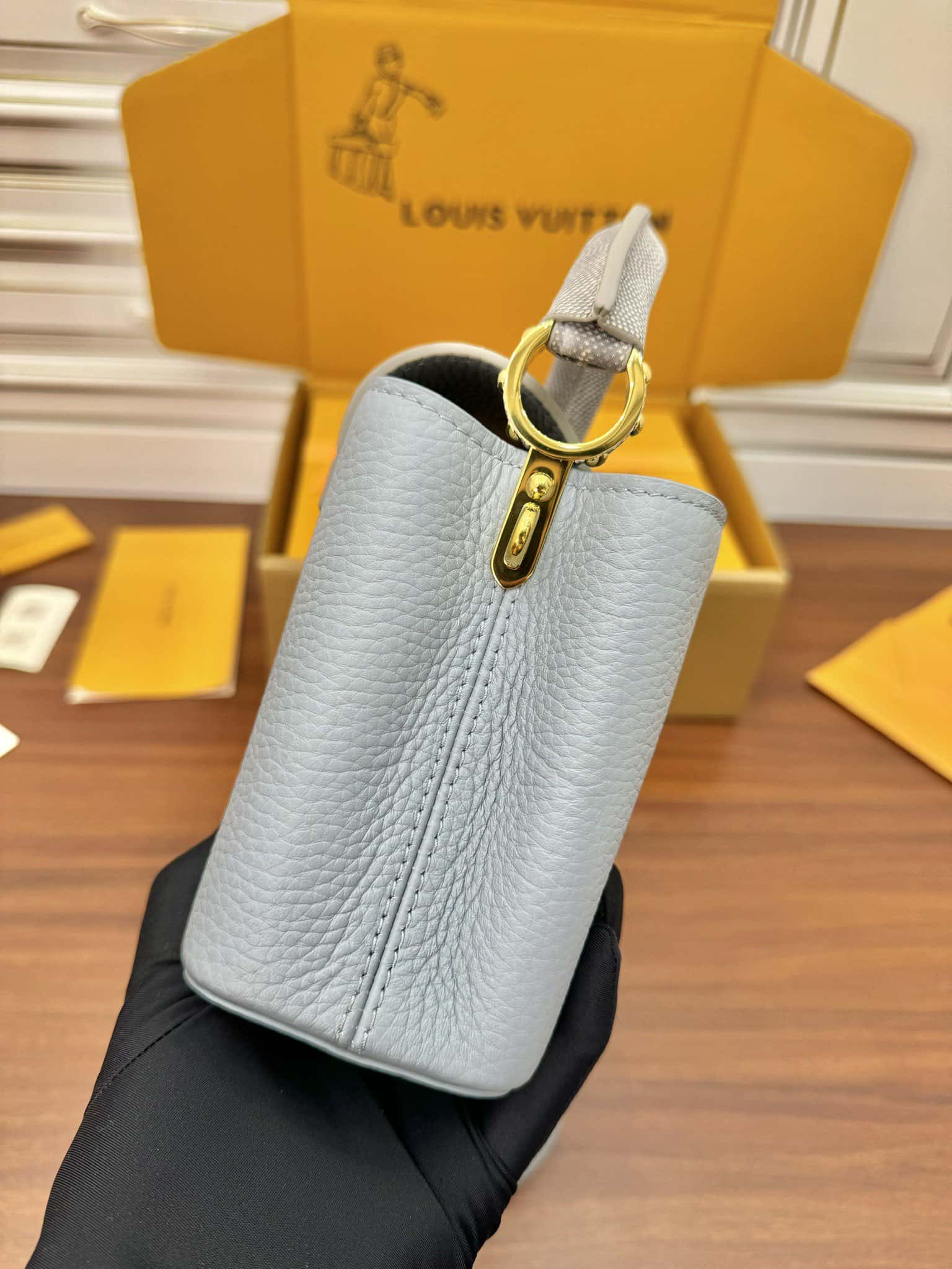 LV 正品級高仿包M22876蜥蜴皮特正版 Capucines Mini¥3,180.00-頂級1:1精品高仿包包香港台灣批發價格推薦微信哪裡買