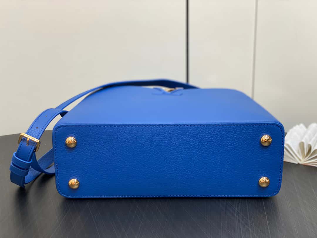 【原單精品】M81409藍色鴕鳥 全皮cap那英款繫列 Capucines 高仿中號手袋¥2,880.00-頂級1:1精品高仿包包香港台灣批發價格推薦微信哪裡買