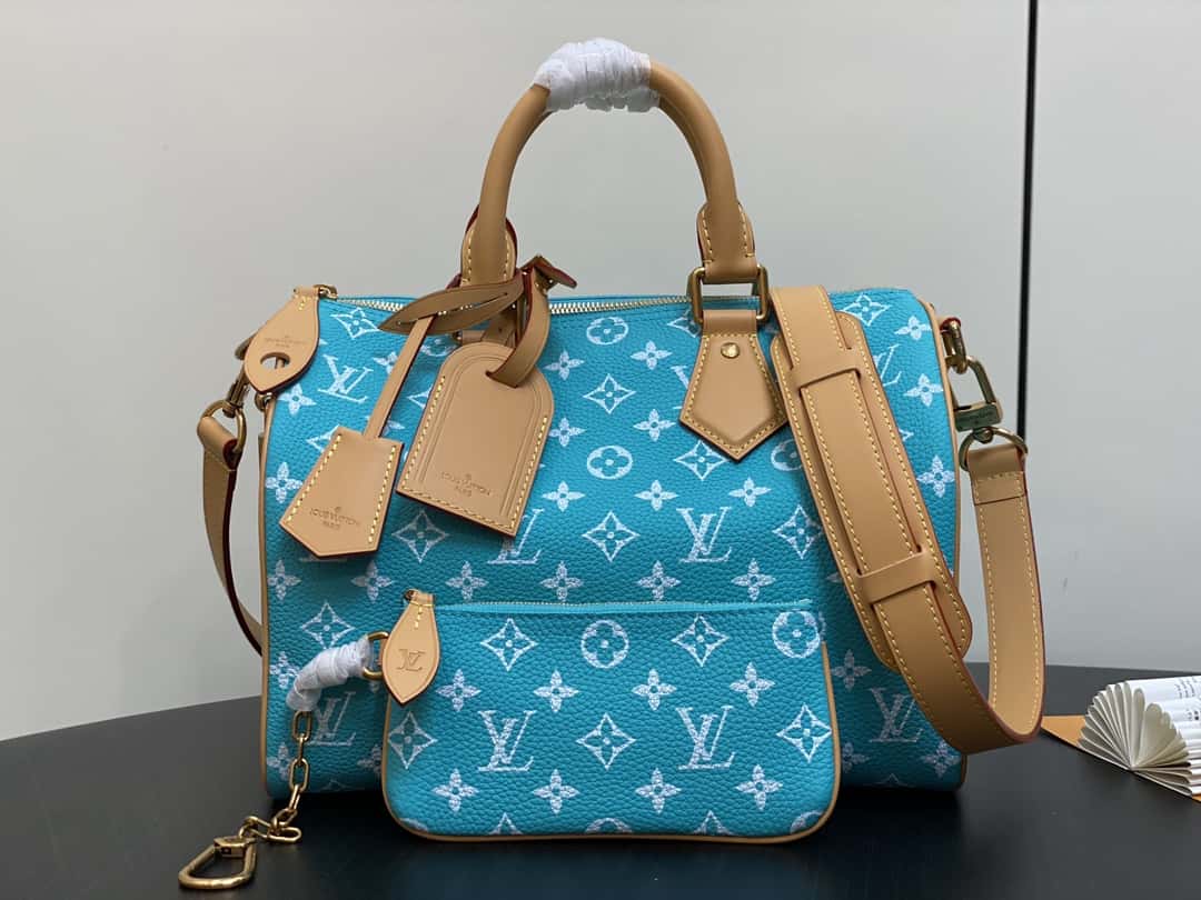 LV【原單精品】M21110湖水藍 全皮枕頭包speedy繫列 SPEEDY P9 BANDOULIÈRE 30手袋¥2,880.00-頂級1:1精品高仿包包香港台灣批發價格推薦微信哪裡買