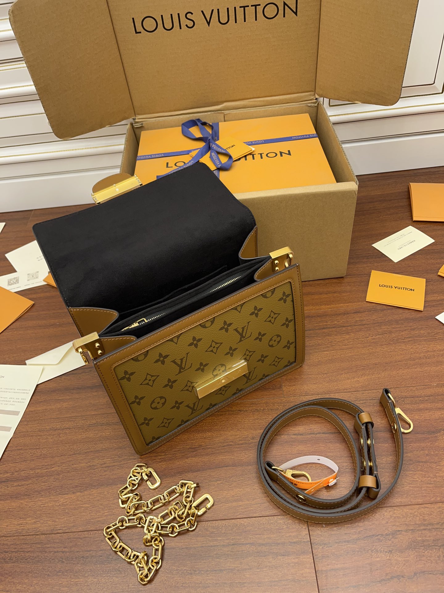 LV高仿包 M45958 DAUPHINE MM 達芙妮¥2,880.00-頂級1:1精品高仿包包香港台灣批發價格推薦微信哪裡買