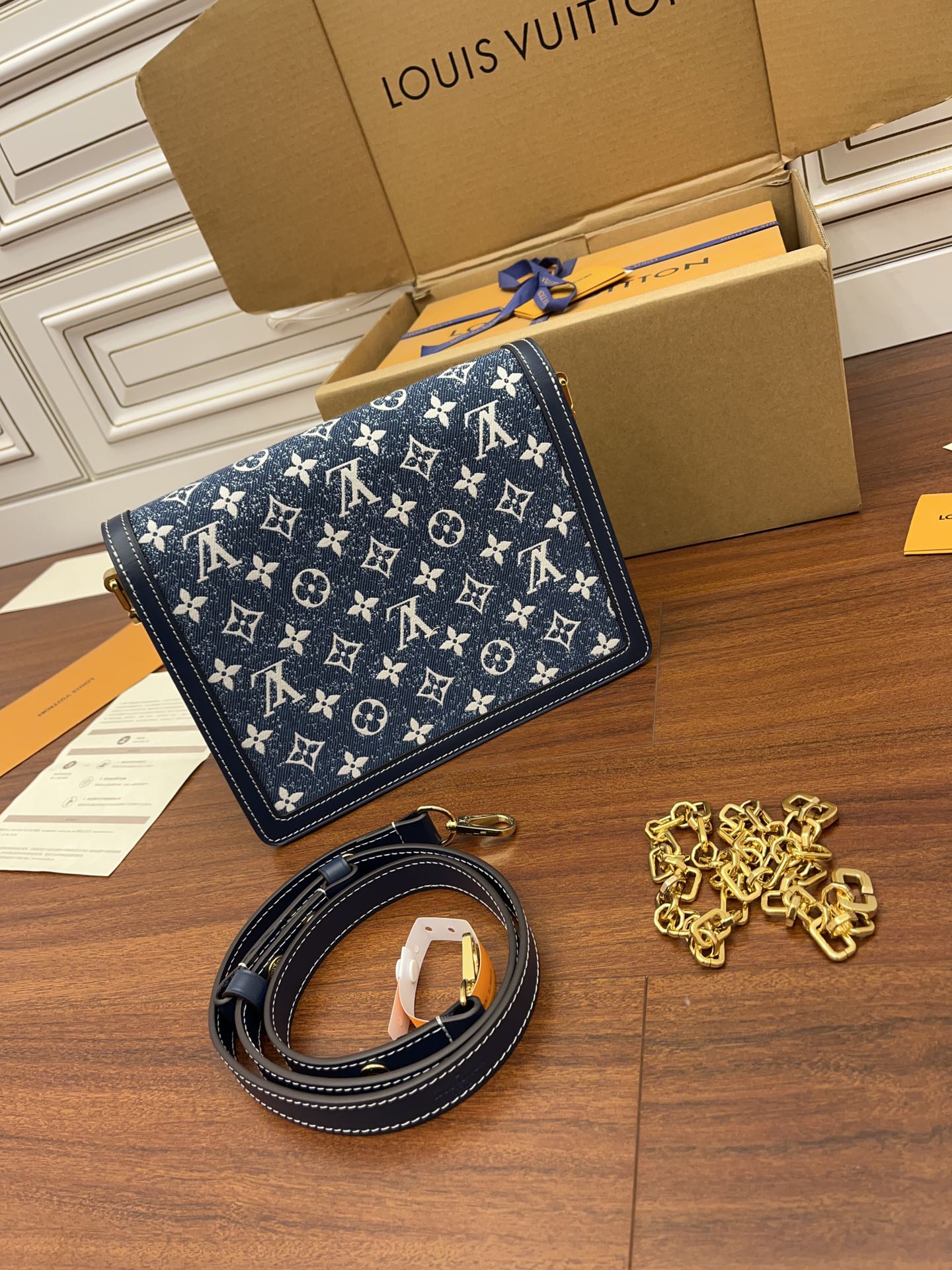 LV特級正品級高仿包 M59631 Dauphine 25 丹寧牛仔藍達芙妮¥2,480.00-頂級1:1精品高仿包包香港台灣批發價格推薦微信哪裡買