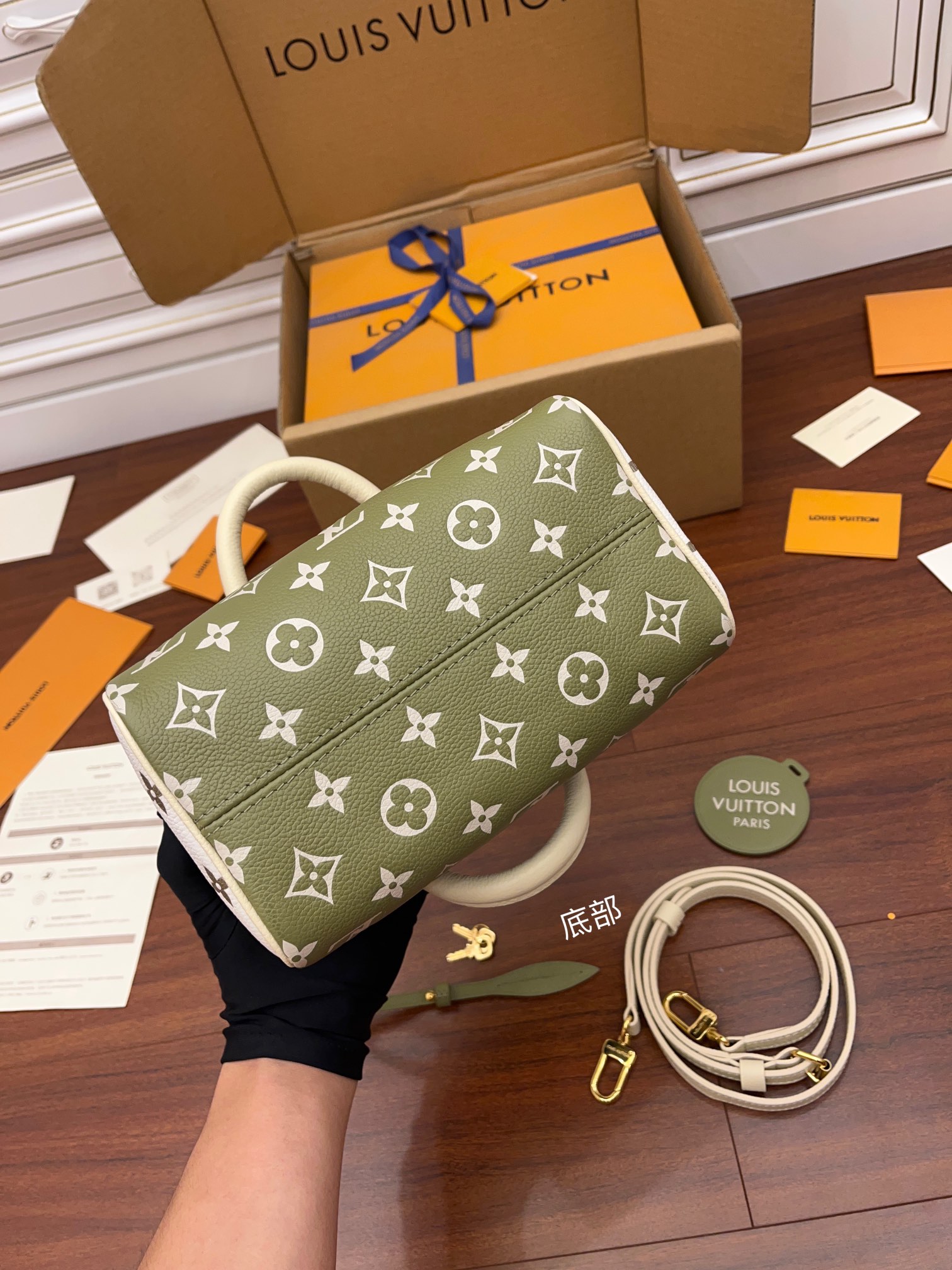 高仿原單LV M46118 牛油果綠 SPEEDY 20 手提包¥2,480.00-頂級1:1精品高仿包包香港台灣批發價格推薦微信哪裡買